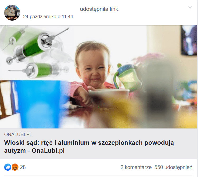Nie, szczepionki nie powodują autyzmu