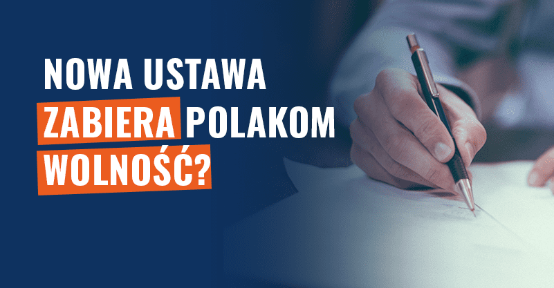 Nowa ustawa zabiera Polakom wolność? Te przepisy mają 20 lat!