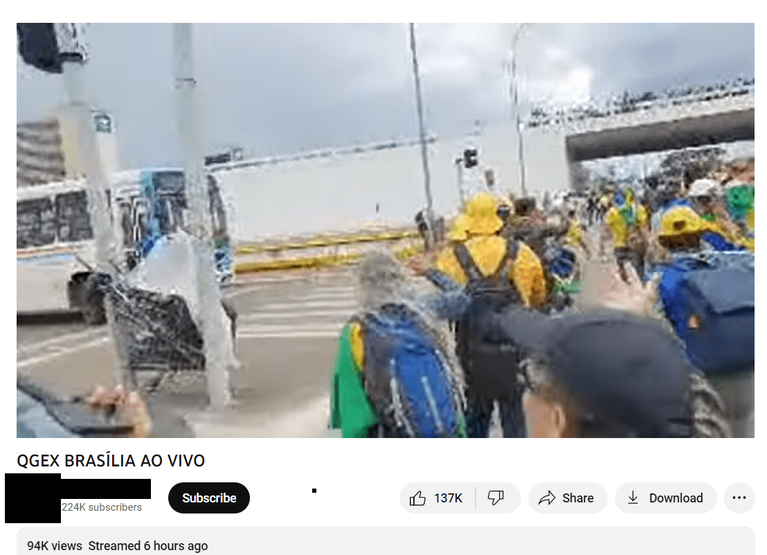 Zrzut ekranu przedstawiający filmik na YouTube