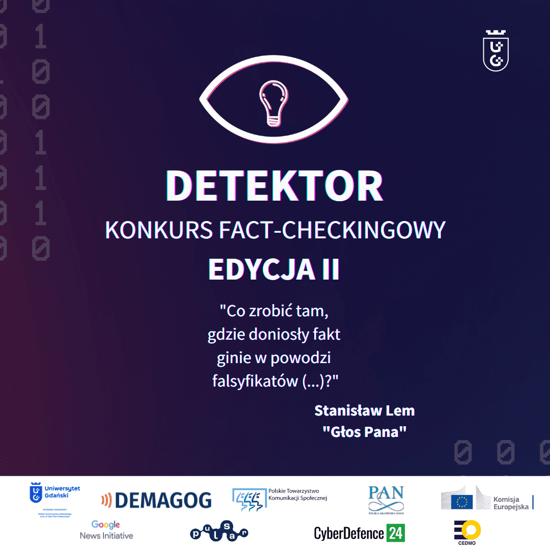 Grafika konkursu "DETEKTOR".