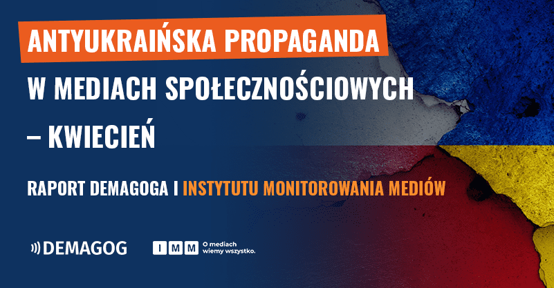 Antyukraińska propaganda w mediach społecznościowych w kwietniu
