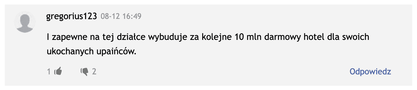 Zrzut ekranu z serwisu sportowefakty.wp.pl